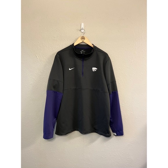 Nike Other - Kansas State University K-State Wildcats Nike On-Field 1/2-Zip Pullover Jacket